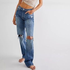 Free People Wild Flower Jeans
